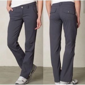 Prana Halle Convertible Pant Coal size 6 Tall Hiking Outdoors